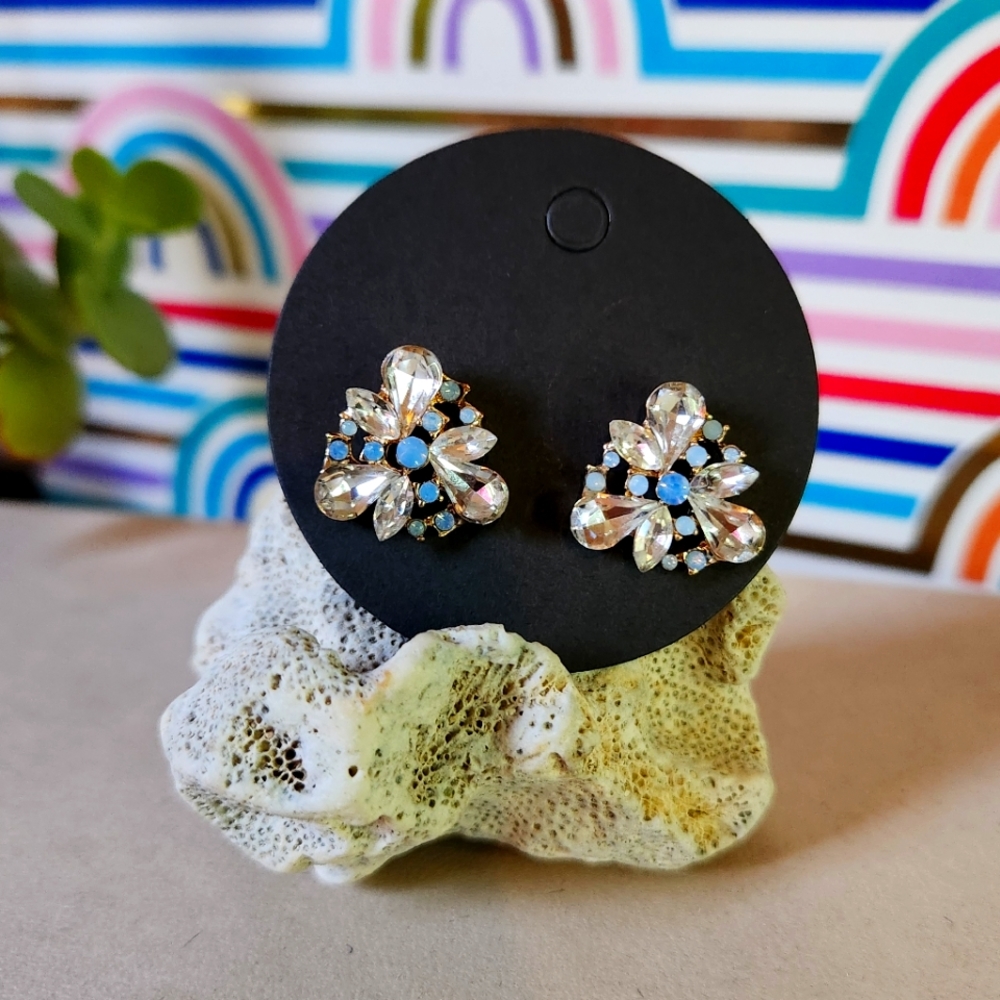Bold Blue Earrings